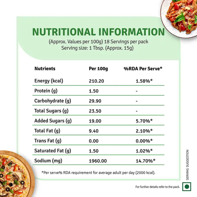 Veeba Pasta & Pizza Sauce Herby Tomato