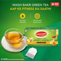 Wagh Bakri Honey and Lemon Green Tea Bags