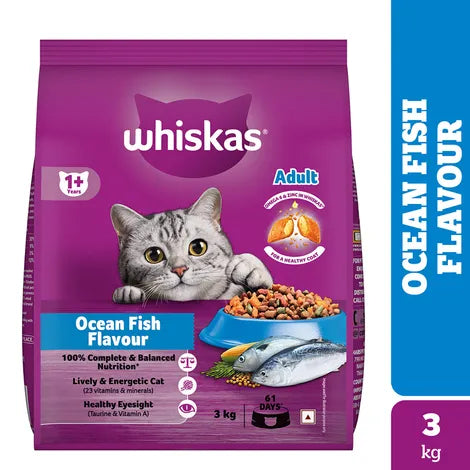 Whiskas Adult Ocean Fish Flavour Dry Cat Food