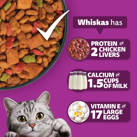 Whiskas Adult Ocean Fish Flavour Dry Cat Food