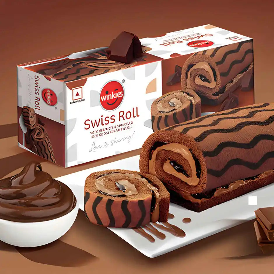 Winkies Swiss Roll Chocolat