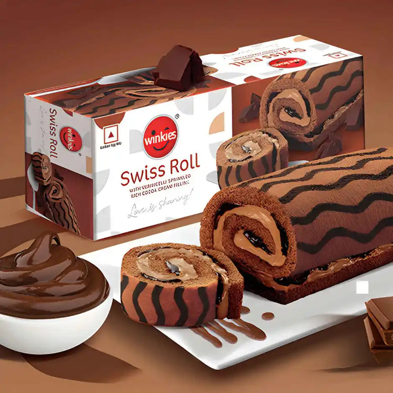 Winkies Swiss Roll Chocolat