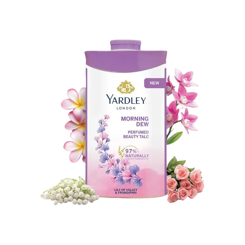 Yardley London Morning Dew Perfumed Talcum Powder For Women
