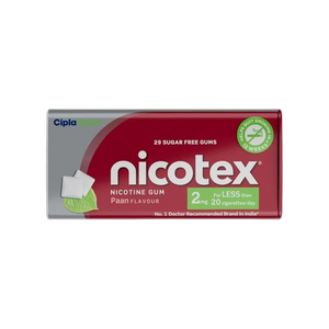 Nictex Paan Flavour Sugar Free Nicotine Gum