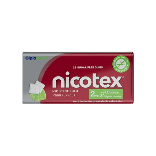 Nictex Paan Flavour Sugar Free Nicotine Gum