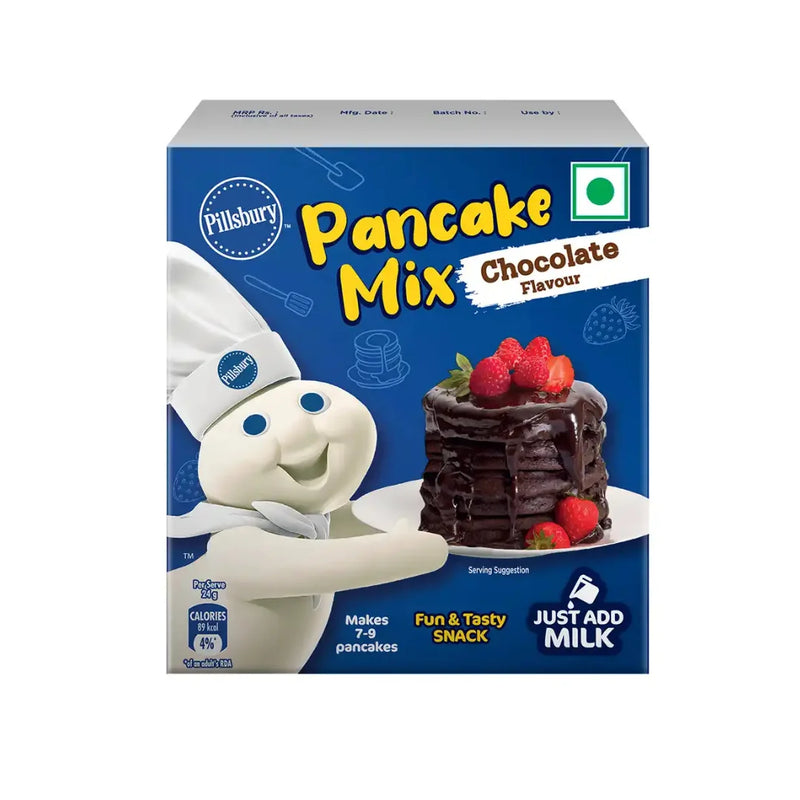Pillsbury Chocolate Flavour Pancake Mix 2-Minute Pancake Mix For Kids