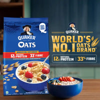 Quaker Rolled Instant Oats High Protein Breakfast Cereal