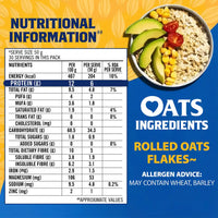 Quaker Rolled Instant Oats High Protein Breakfast Cereal