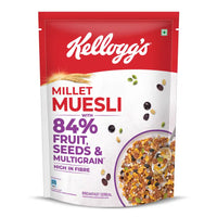Kellogg's Millet Muesli with 84% Fruit, Seed & Multigrain High in Fibre