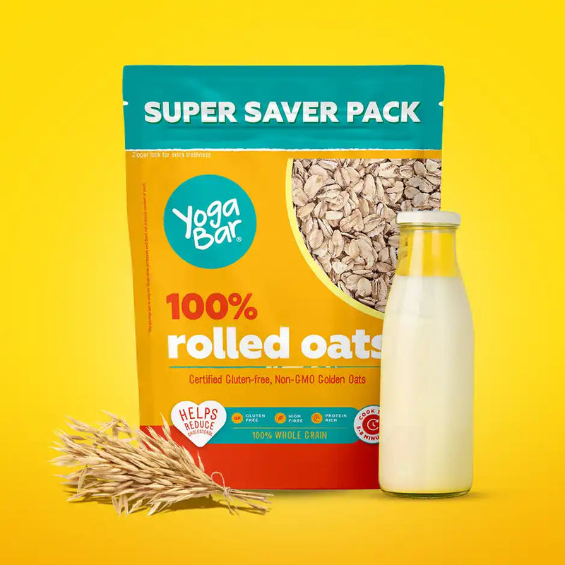 Yoga Bar Premium Golden Rolled Oats, Dietary Fibre, Protein Rich, Gluten Free, Whole Grain