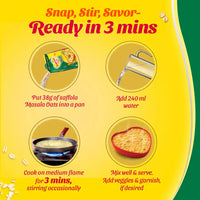 Saffola Masala Oats Veggie Twist Just 3 Mins No Added Preservatives Tasty