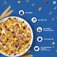 Kellogg's Muesli 0% Added Sugar 12 in 1 Power Breakfast High Protein No Maida No Palm Oil