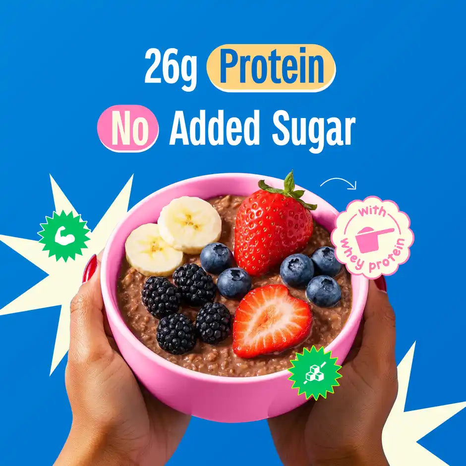Yoga Bar 26% High Protein Oats, Dark Chocolate, No Added Sugar, High Fibre, Added Probiotics