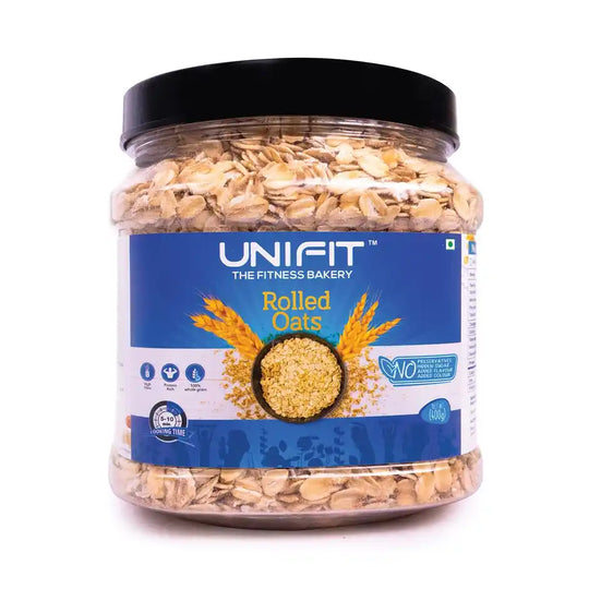 Unifit Rolled Oats Pure Wholegrain High Fiber and Protein Healthy Breakfast Cereal