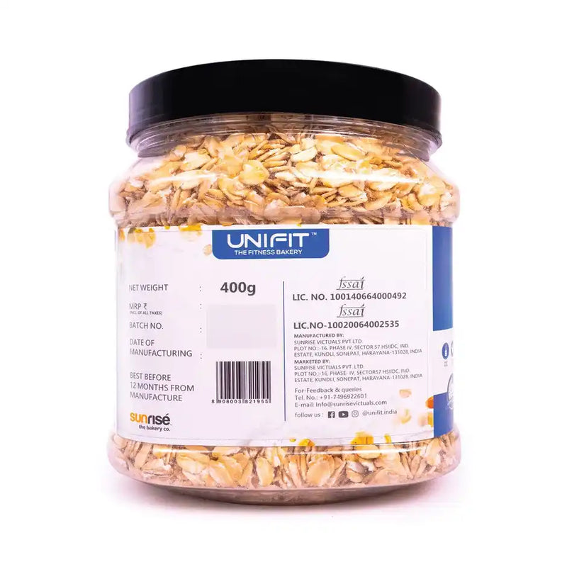 Unifit Rolled Oats Pure Wholegrain High Fiber and Protein Healthy Breakfast Cereal