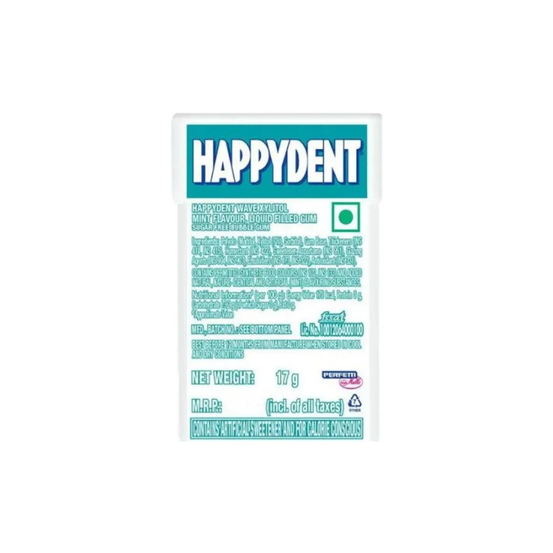Happydent Wave Sugar Free Mint Chewing Gum