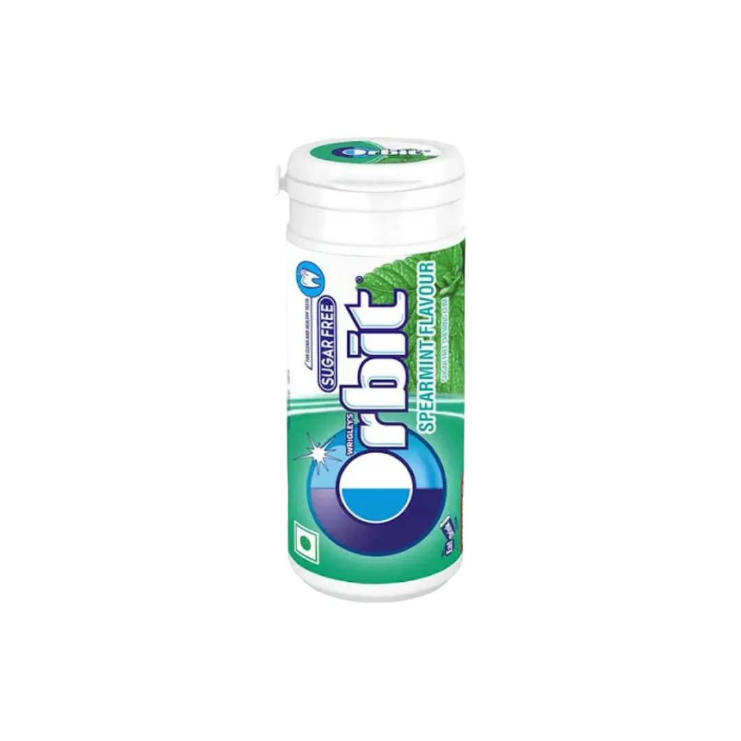 Orbit Spearmint Flavour Sugar Free Chewing Gum