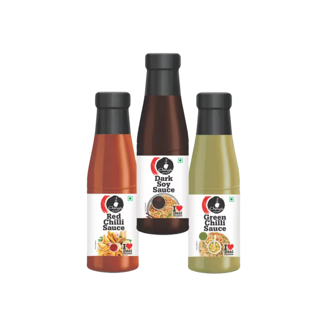 Ching’s Secret Red Chilli + Green chilli + Soy Sauce