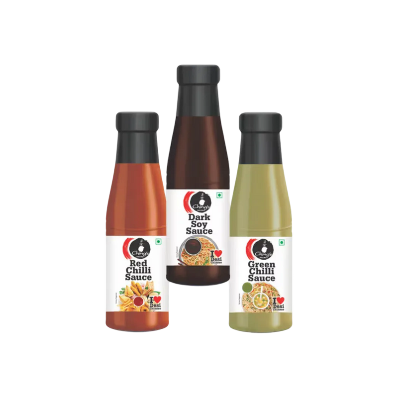 Ching’s Secret Red Chilli + Green chilli + Soy Sauce