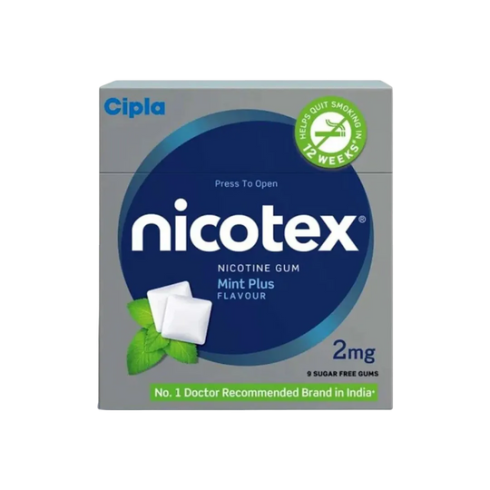 Nictex Mint Plus Flavour Nicotine Gum