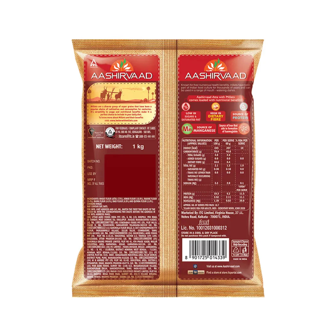 Aashirvaad Atta With Millets