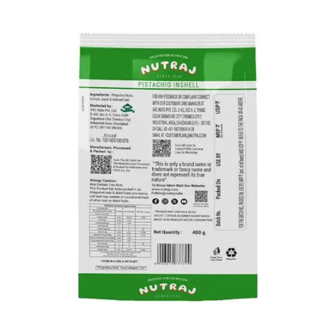 Nutraj California Pista Inshell