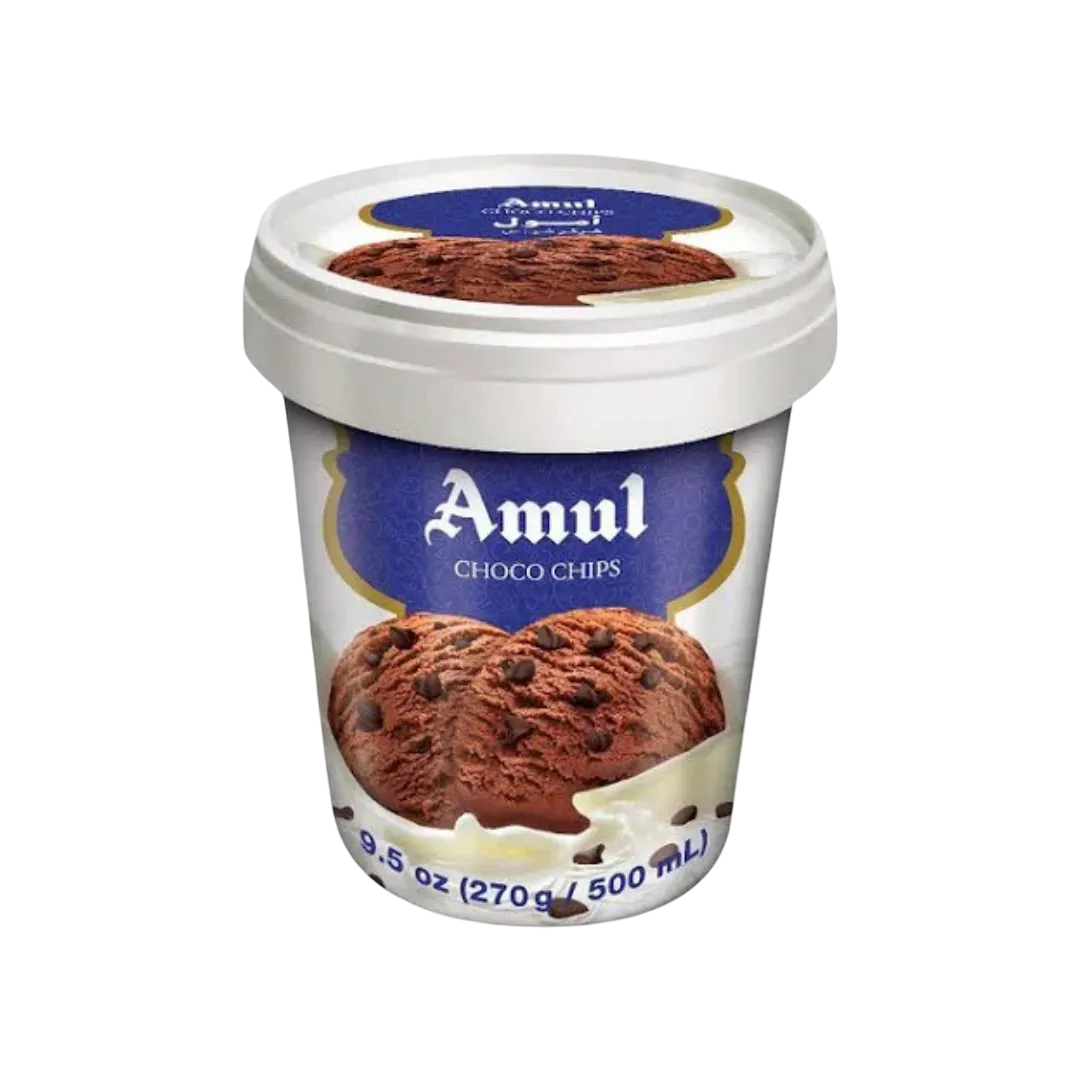 Amul Choco Chips Ice Cream Tub