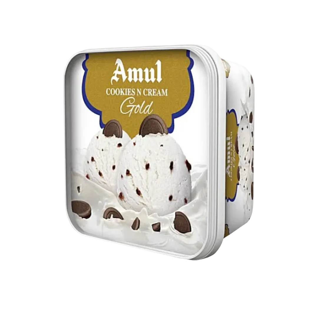 Amul Gold Cookies Ice Cream Tub