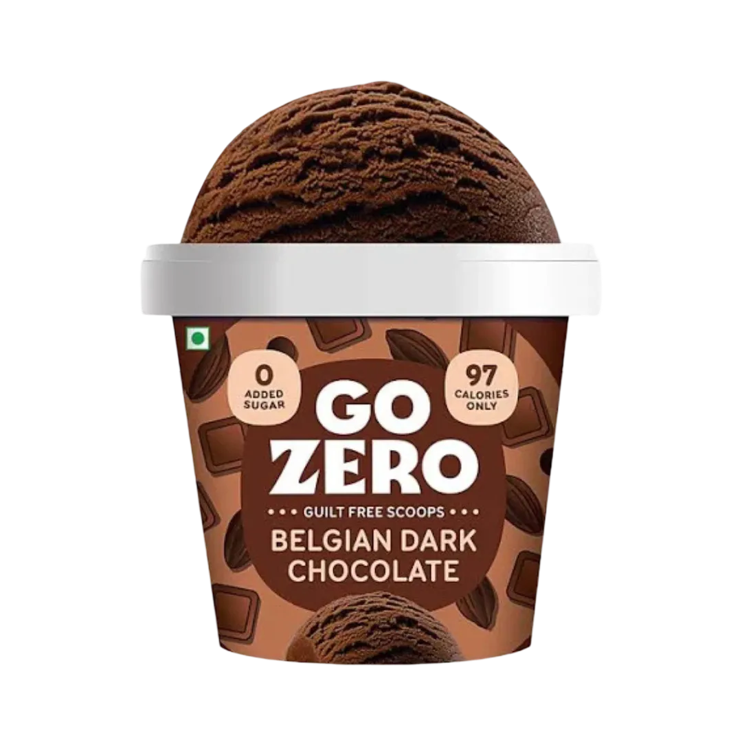 Go Zero Belgian Dark Chocolate Low Calorie Ice Cream