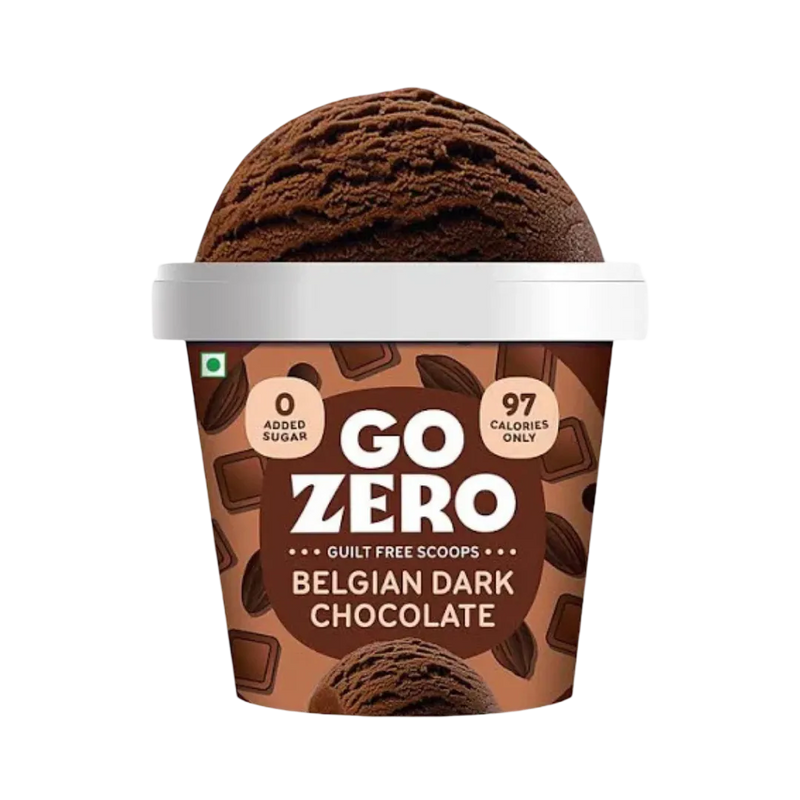 Go Zero Belgian Dark Chocolate Low Calorie Ice Cream