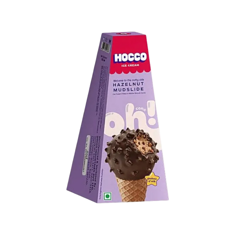 Hocco Hazelnut Mudslide Ice Cream Cone