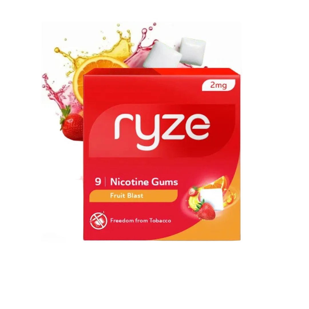 Ryze Nicotine Gum 2mg Fruit Blast
