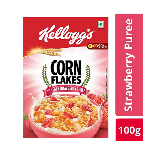 Kellogg’s Real Strawberry Pure Corn Flakes