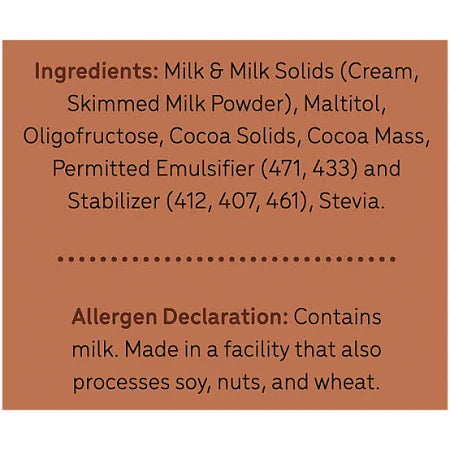 Go Zero Belgian Dark Chocolate Low Calorie Ice Cream