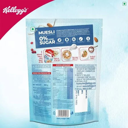 Kellogg’s Oats Muesli (0% Added Sugar)