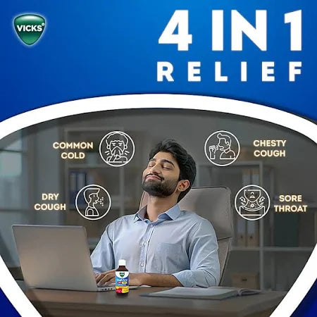 Vicks Dry And Wet Cough Relief Syrup