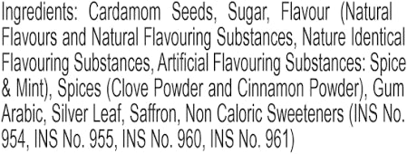 RajniGandha Silver Pearls Silver Coated Elaichi Mouth Freshener