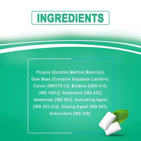 Orbit Spearmint Flavour Sugar Free Chewing Gum