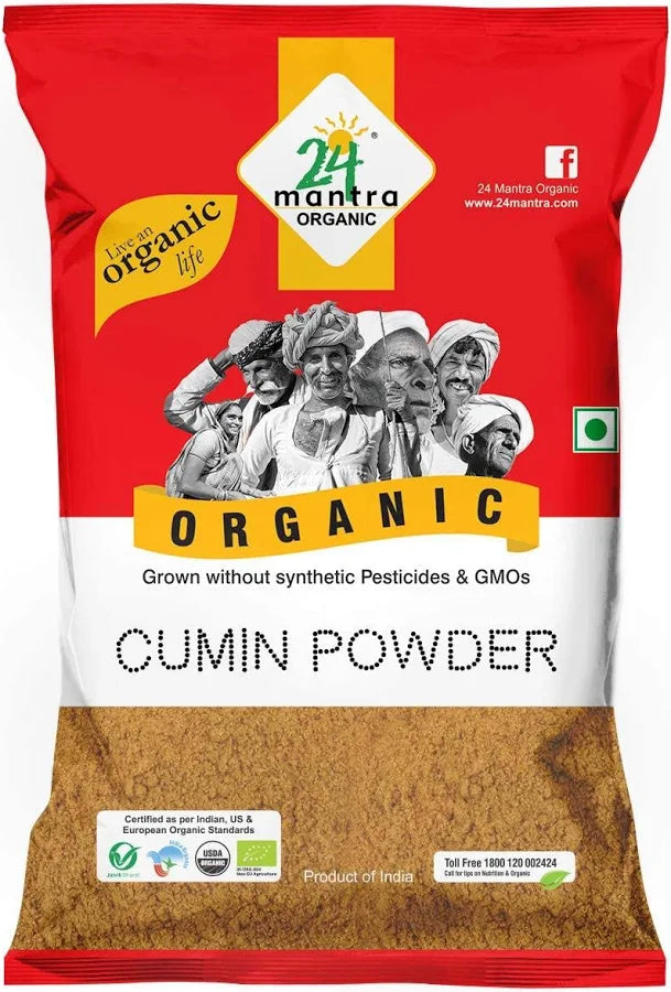 24 Mantra Organic Cumin Powder (Jeera) 100g Pouch