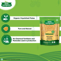 Tata Sampann Organic Unpolished Toor Dal (Arhar Dal)