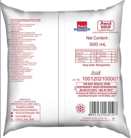 Amul Gold Full Cream Milk