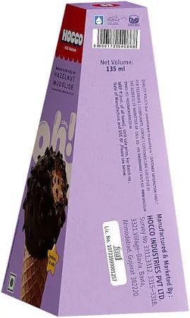 Hocco Hazelnut Mudslide Ice Cream Cone