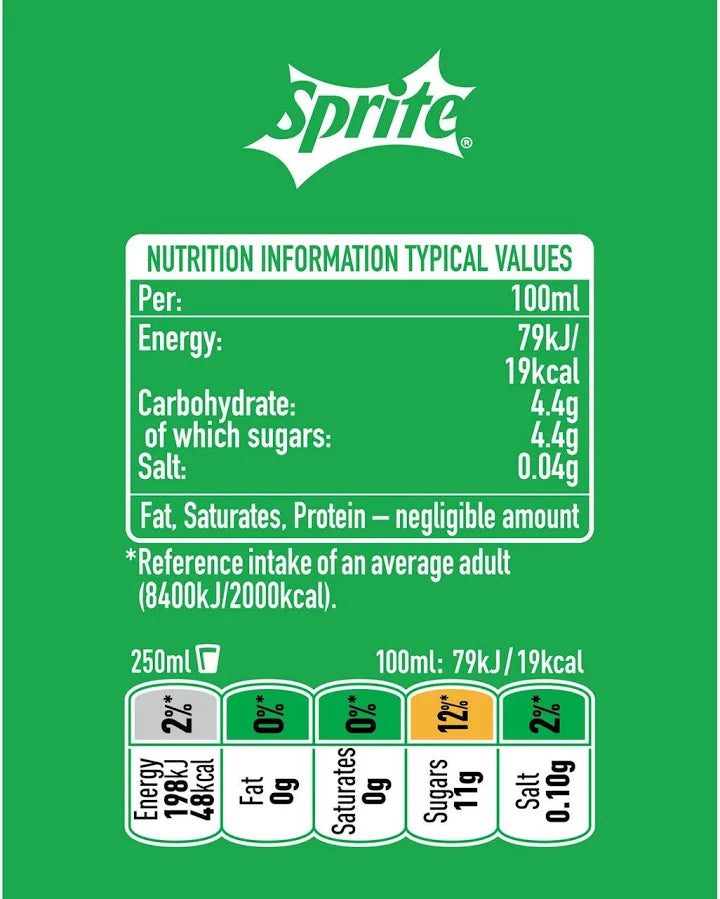 Sprite Lemon-Lime Sparkling Soft Drink Pet Bottle 750ml