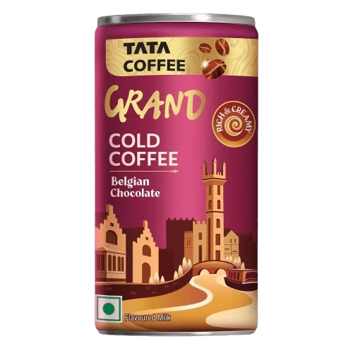 Tata Coffee Grand Ready To Drink Cold Coffee, Belgian Chocolate, Flavoured Milk