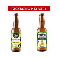Toyo Kombucha Low Sugar Ginger Lemon | Non-Alcoholic Kombucha